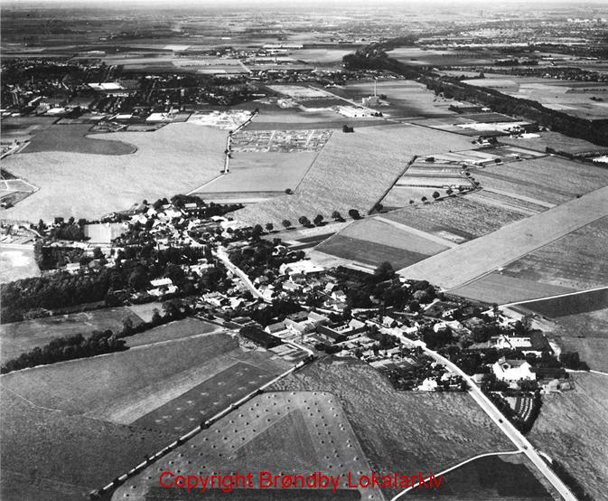 Luftfoto Brøndbyvester 1952