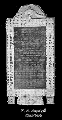 Provst Aagaards epitafium 1780