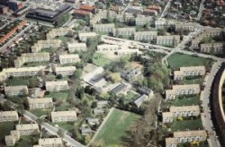 Luftfoto af Bredalsparken