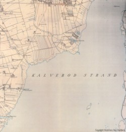 Kort over Kalvebod Strand 1889