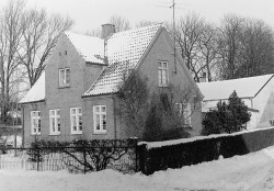Maler Hansens Lokaler - huset lå på Bygaden 47 ca. 1980