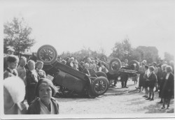 Færdselsuheld på Hvidovrevej, 1920-40.