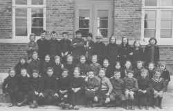 Skolens første elevhold, 1924-1925.