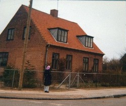 Vestkærs Allé taget efter Købmand Aagaard lukkede i 1972.