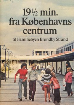 Reklame for Brøndby Strand Parkerne i 1974.