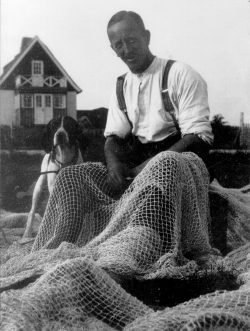 Fisker Hans Lyreskov var blandt de fiskere, der levede i Brøndby Strand i 1900-tallet.