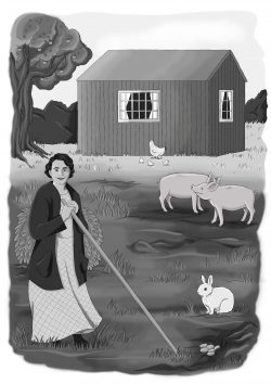 Udover grøntsagsdyrkning blev haverne også brugt til at holde høns, kaniner og grise. For mange gav haven et tiltrængt tilskud af fødevarer i en dyrtid.
